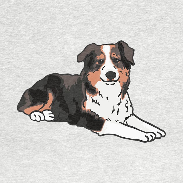 Australian Shepherd Dog by PetinHeart